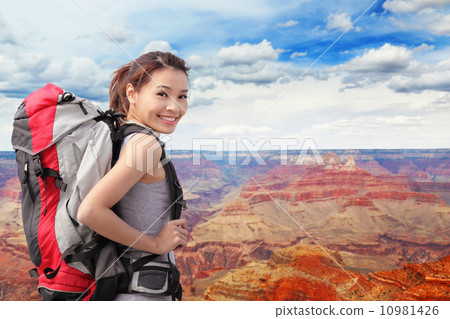 Woman mountain Hiker 10981426