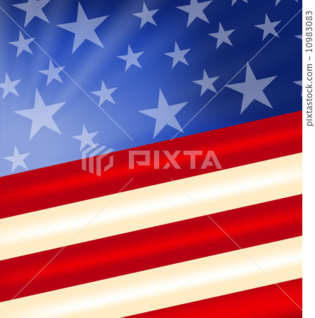 Abstract American Flag for Independence Day Abstract American Flag for Independence Day 10983083