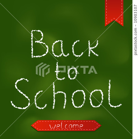 School Ribbon Background Back to school background with ribbons - Stock Illustration [10983107 ...