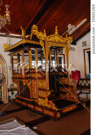Mimbar of Masjid Tengkera (Tranquerah Mosque) in Malacca 10985269