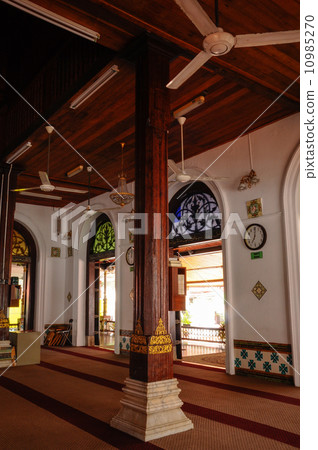 Column of Masjid Tengkera (Tranquerah Mosque) in Malacca 10985270