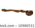 Coconut shell dipper dragon 10986531