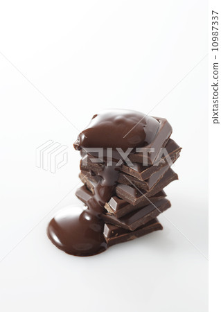 融化巧克力巧克力 10987337