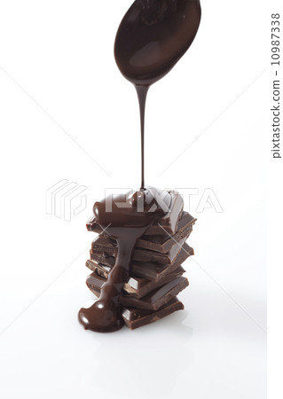 Melted chocolate chocolate 10987338