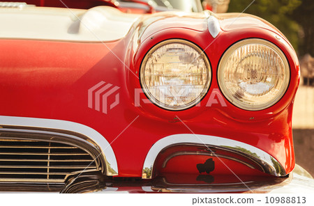 retro car headlights 10988813