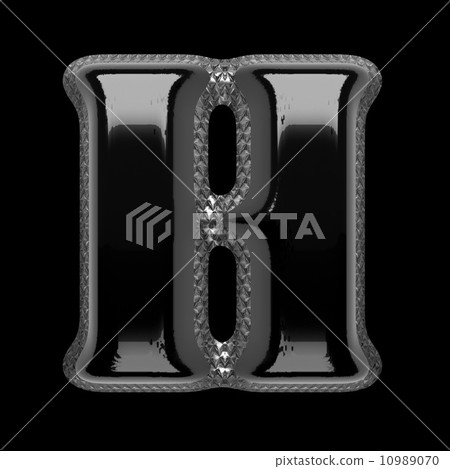 metal and black gloss letter metal and black gloss letter 10989070