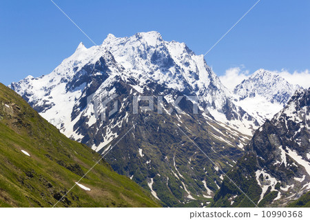 Caucasus rockies in Russia 10990368