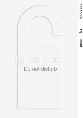 Do not disturb hotel door label Do not disturb hotel door label 10993583