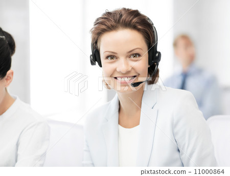 friendly female helpline operator friendly female helpline operator 11000864