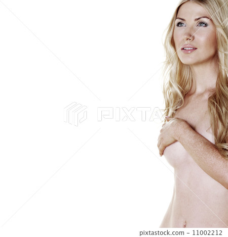nude woman on white 11002212