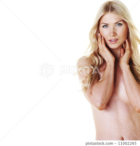 nude woman on white 11002265
