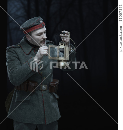 German infantryman during the first world war. 11007331