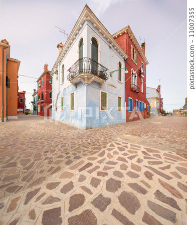 Murano and Burano island, street with glass store Murano and Burano island, street with glass store 11007355