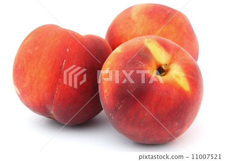 bright apricot close-up on white background 11007521