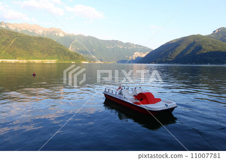night lugano lake landscape night lugano lake landscape 11007781