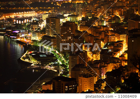 Monte Carlo night scene 11008409