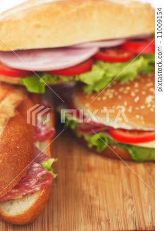 pile of sandwiches close pile of sandwiches close 11009154