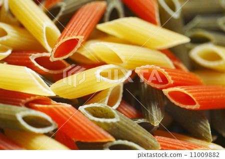 Colored pasta background Colored pasta background 11009882
