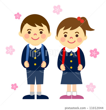 School entrance ceremony - Stock Illustration [11012044] - PIXTA