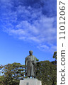 Mukozaki Tokugawa public statue: stand at Huangmen statue plaza (around the west side of the lake Chiba). Ideal for Mito Komon special feature. "No person" 11012067