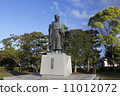 Mukozaki Tokugawa public statue: stand at Huangmen statue plaza (around the west side of the lake Chiba). Ideal for Mito Komon special feature. "No person" 11012072
