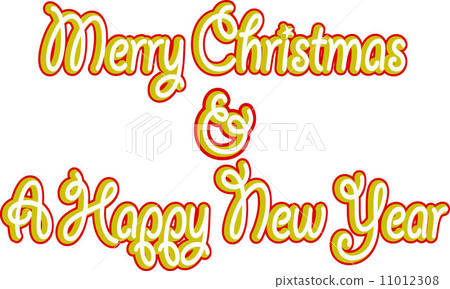 New Year's Card & Christmas Parts Material Collection English (Font Version) New Year's Card & Christmas Parts Material Collection English (Font Version) 11012308