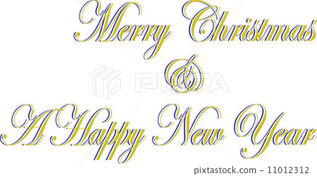 新年卡和聖誕節零件材料集英文(字體版) 新年卡和聖誕節零件材料集英文(字體版) 11012312