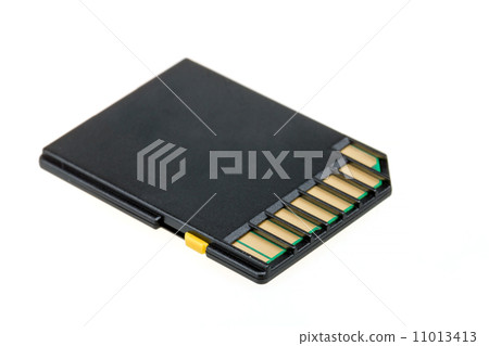 sd-card isolated on a white background 11013413