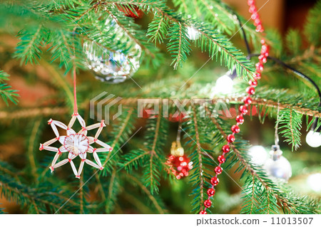 Christmas decoration on tree with light 11013507