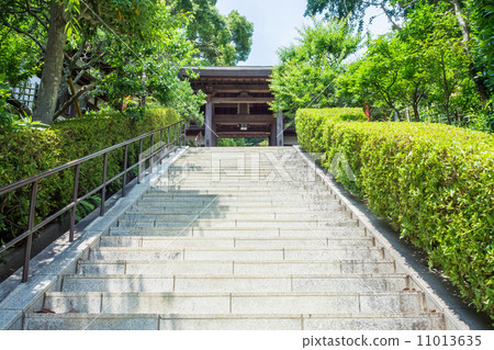 Stone stairs to Ebata Tenjin company 11013635