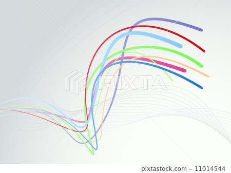 Bright colorful swoosh lines background Bright colorful swoosh lines background 11014544