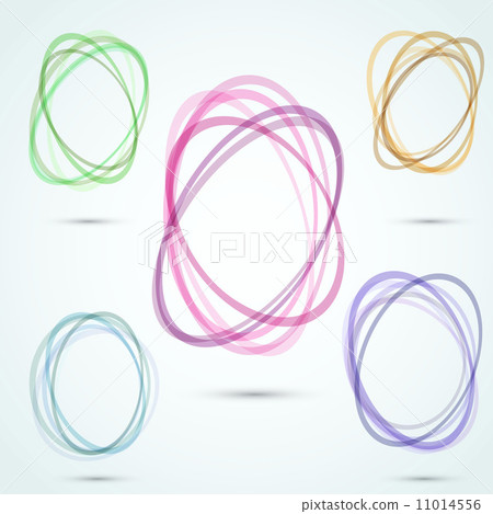 Modern transparent vortex design elements Modern transparent vortex design elements 11014556