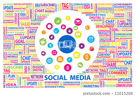 Social Media for marketing online concept Social Media for marketing online concept 11015208