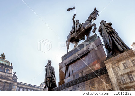 Saint Wenceslas statue on Vaclavske Namesti in Prague 11015252
