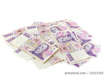 czech banknotes nominal value one and two thousand crowns czech banknotes nominal value one and two thousand crowns 11015393