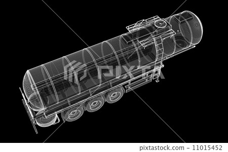 Tanker Truck Isolated 11015452