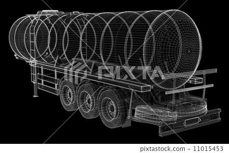 Tanker Truck Isolated 11015453