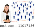 Business network for teamwork concept 11017186