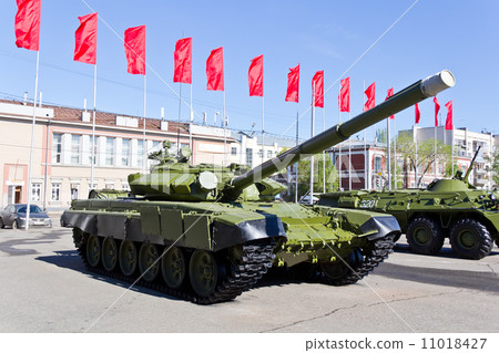 Victory parade of military machine 11018427