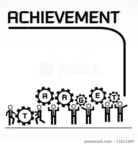 Vector of target for business achievement concept 11021897