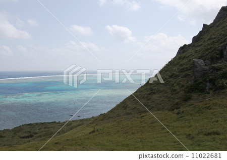 石垣島最北端的視圖 11022681