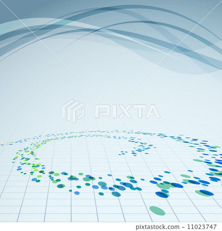 Bright blue stage for product placing 11023747