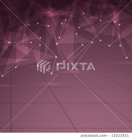 Abstract dark red crystal structure 11023831