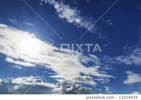 summer sky cloudskape wide angle 11024039