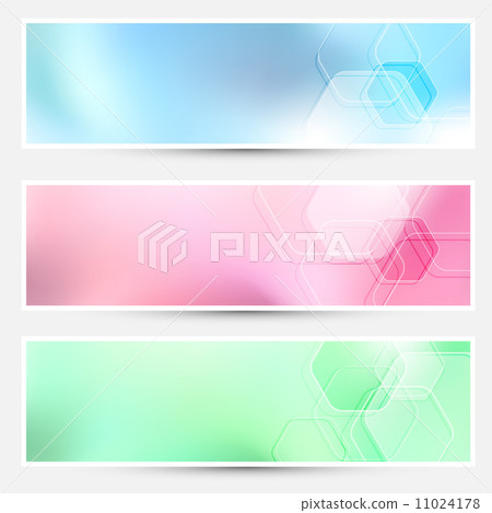 Modern bright hexagon cards collection Modern bright hexagon cards collection 11024178