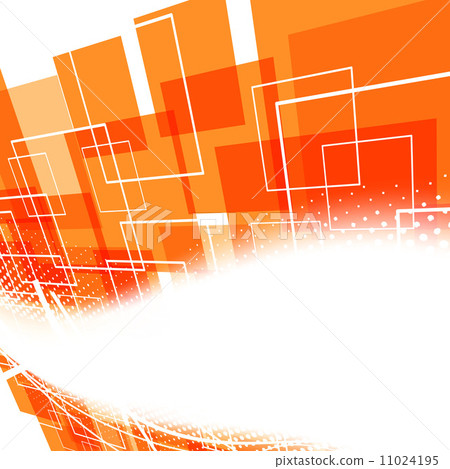 Modern bright orange swoosh background 11024195