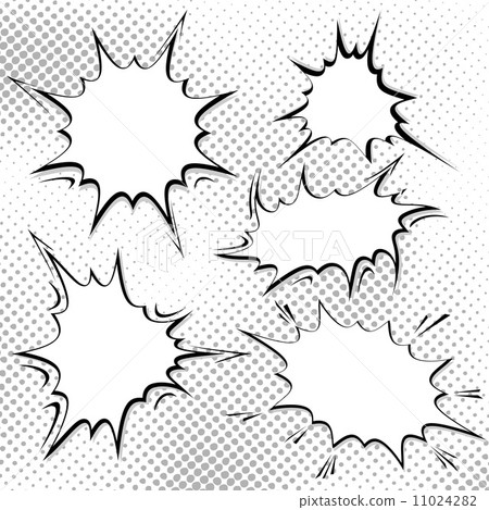 Bomb explosion comic style templates 11024282