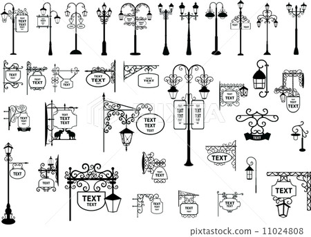 Street Signs and Lanterns 11024808