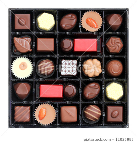 group of delicious chocolate pralines group of delicious chocolate pralines 11025995