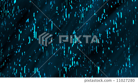 Abstract blue rain background 11027280
